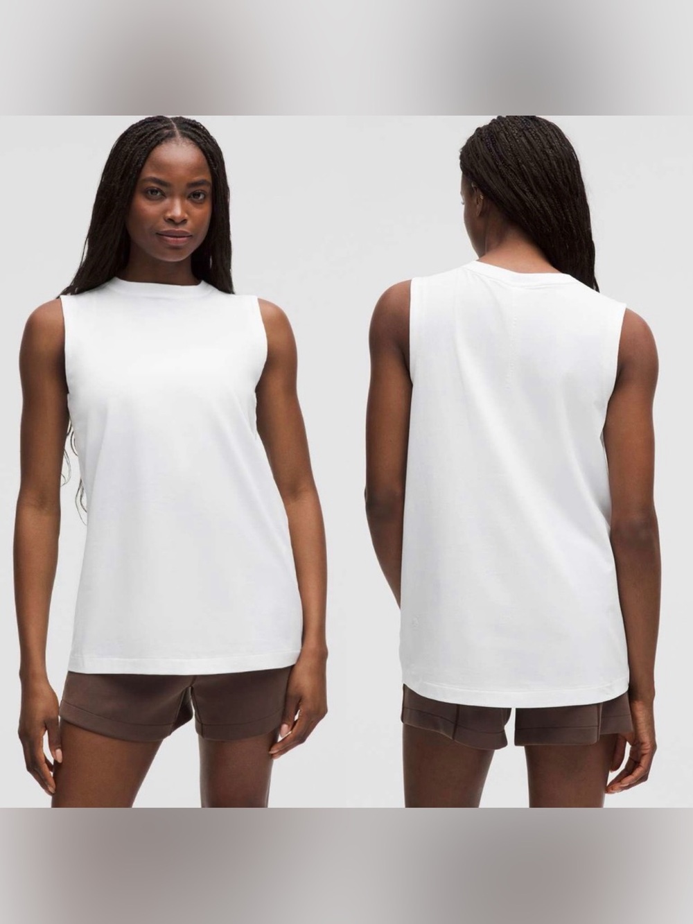 NWT Lululemon 2025 All Yours Organic Cotton Tank Top White